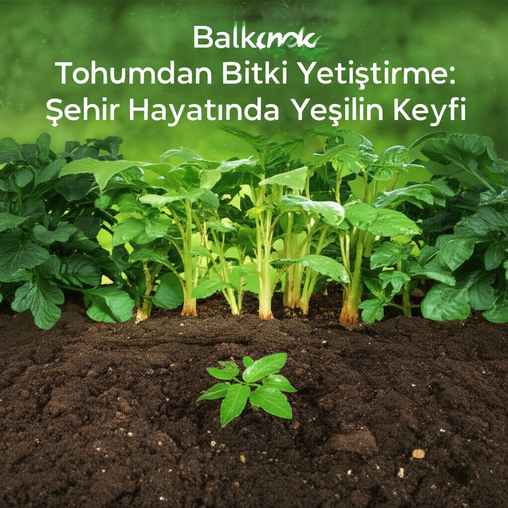 Balkonda Tohumdan Bitki Yetiştirme: Şehir Hayatında Yeşilin Keyfi