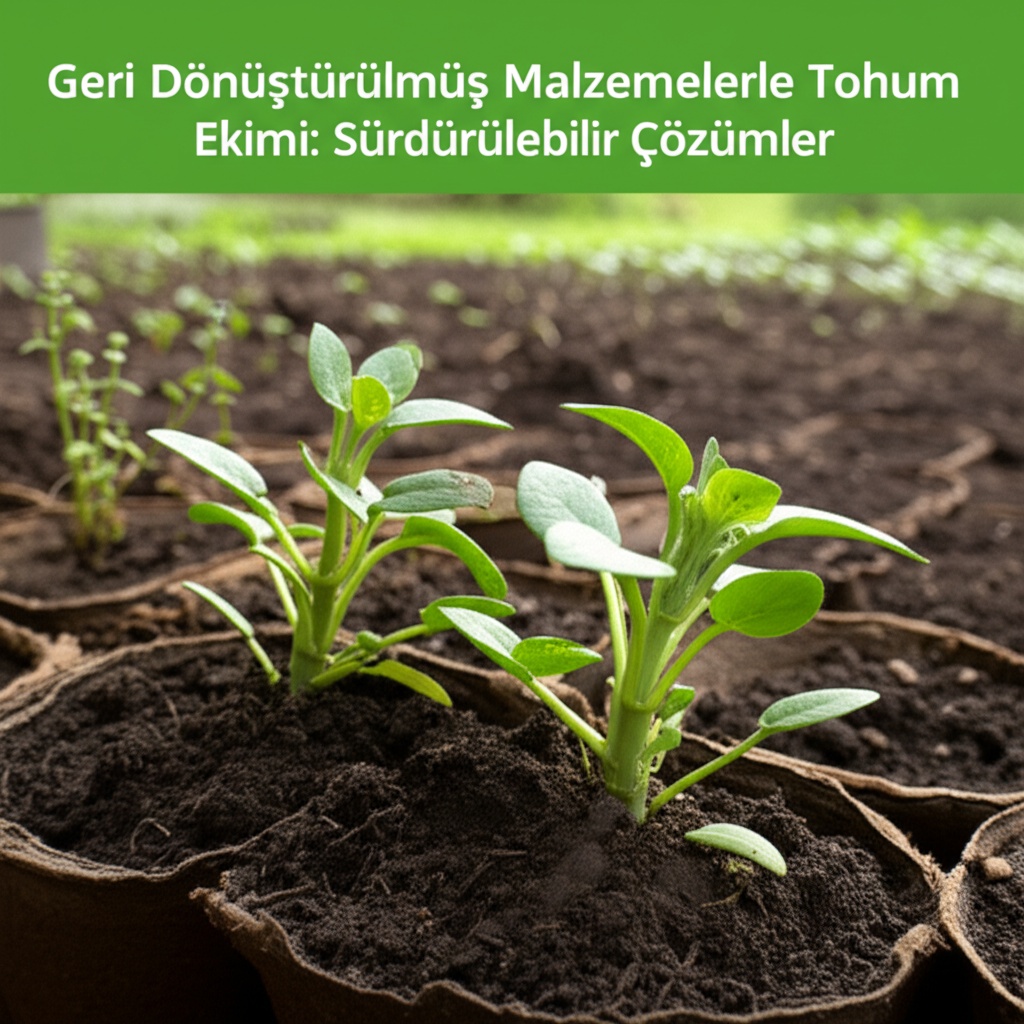 Geri Dönüştürülmüş Malzemelerle Tohum Ekimi: Sürdürülebilir Çözümler