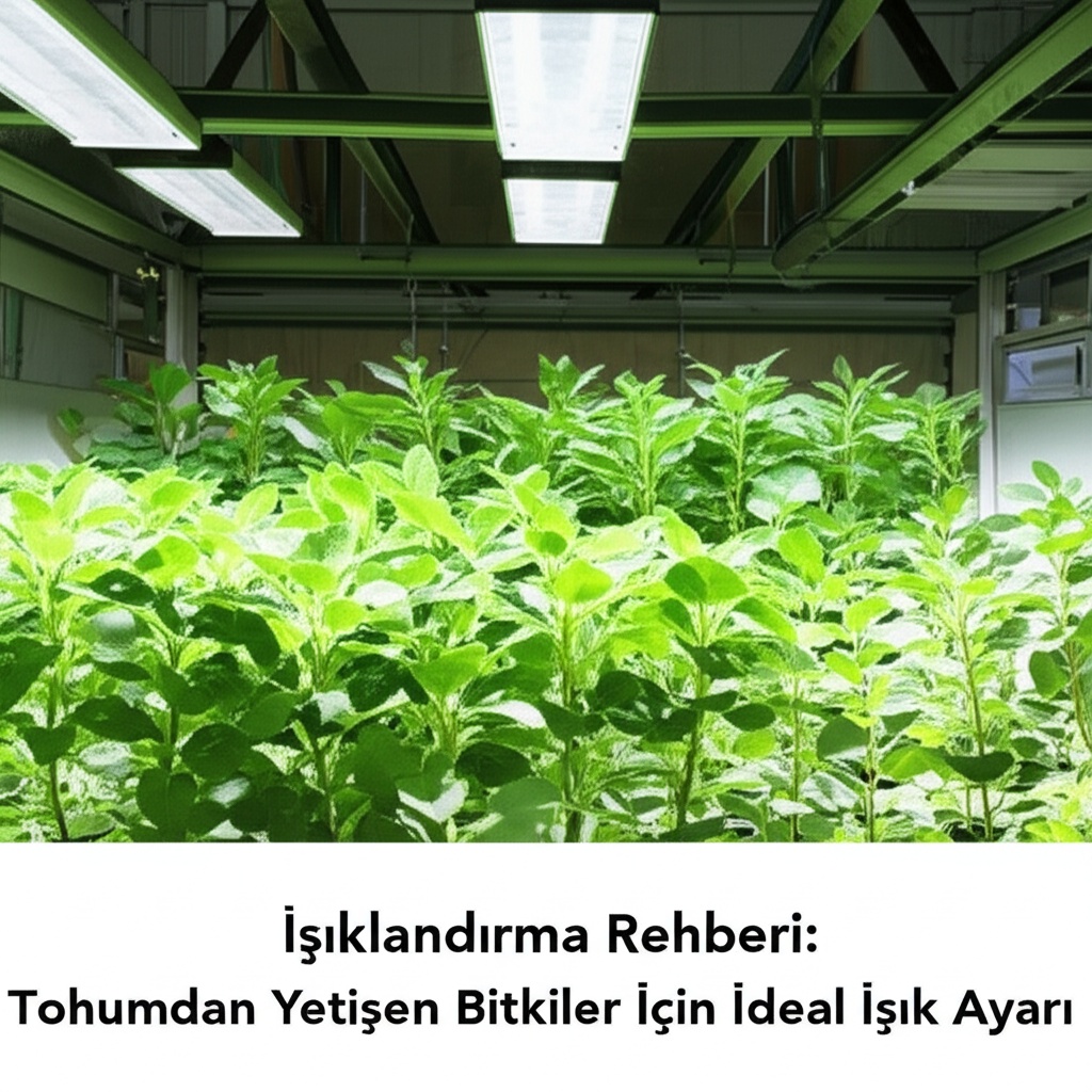Işıklandırma Rehberi: Tohumdan Yetişen Bitkiler İçin İdeal Işık Ayarı