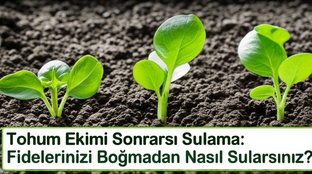 Tohum Ekimi Sonrası Sulama: Fidelerinizi Boğmadan Nasıl Sularsınız?