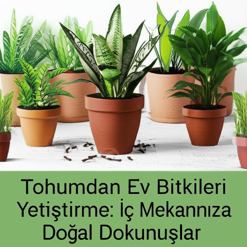 Tohumdan Ev Bitkileri Yetiştirme: İç Mekanınıza Doğal Dokunuşlar