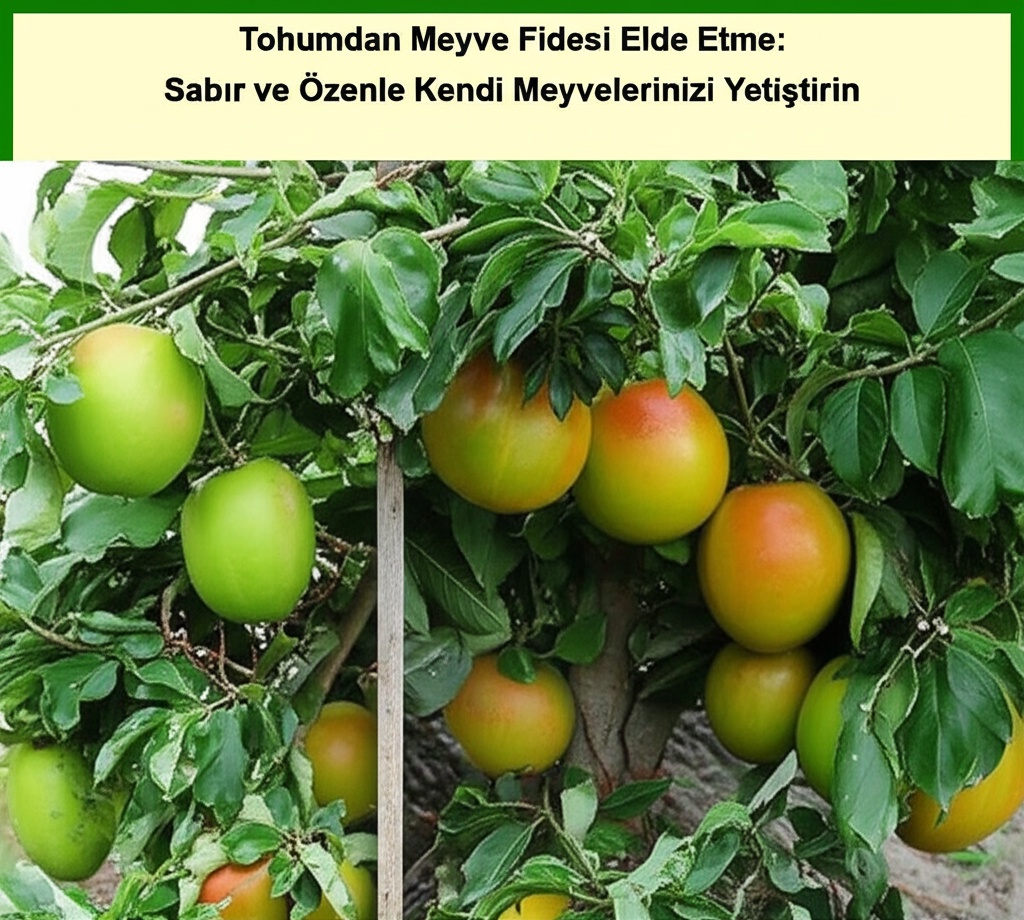 Tohumdan Meyve Fidesi Elde Etme: Sabır ve Özenle Kendi Meyvelerinizi Yetiştirin