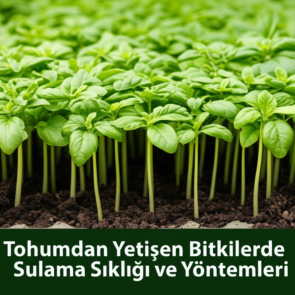 Tohumdan Yetişen Bitkilerde Sulama Sıklığı ve Yöntemleri