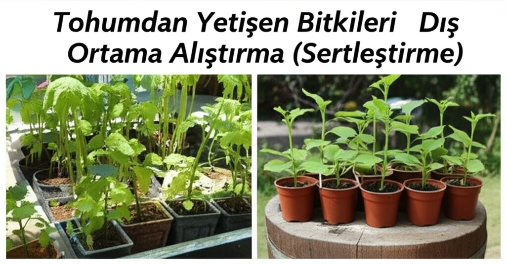 Tohumdan Yetişen Bitkileri Dış Ortama Alıştırma (Sertleştirme)