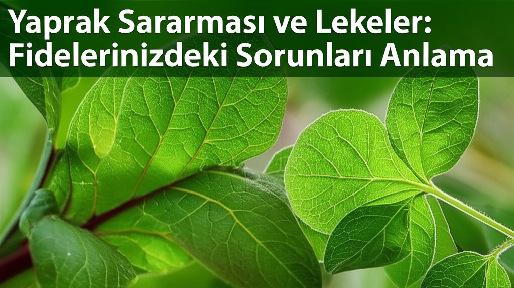 Yaprak Sararması ve Lekeler: Fidelerinizdeki Sorunları Anlama